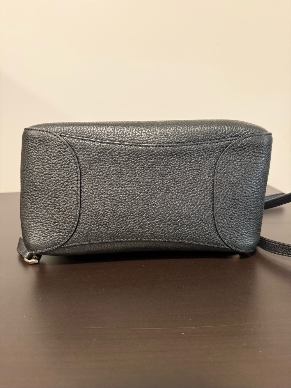 Kate Spade New York Black Pebbled Leather Flap Backpack - Picture 7 of 12